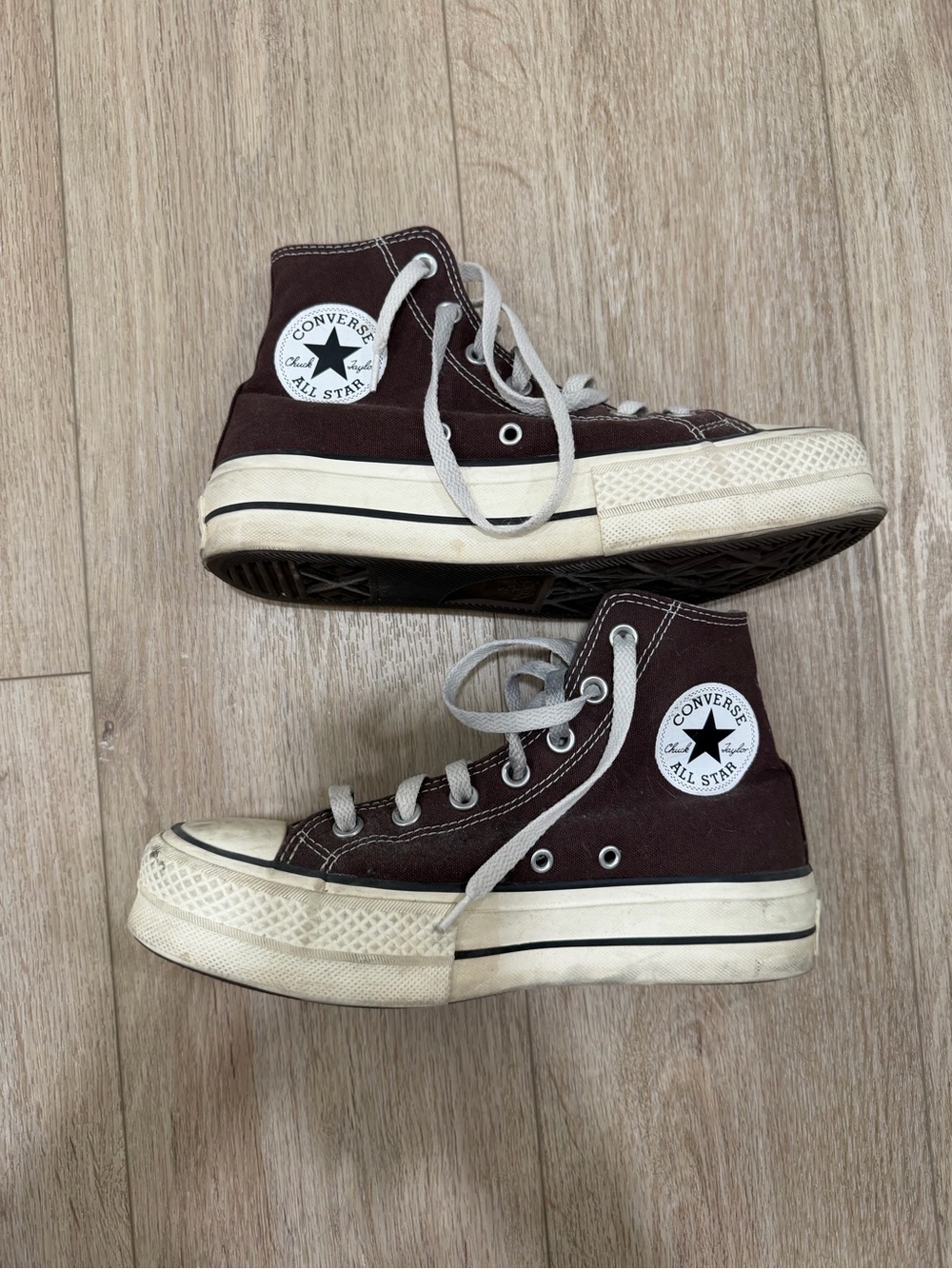 Converse Dark Brown Platform size 7.5 Women